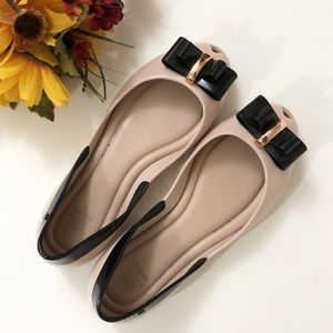 MEL DREAMED BY MELISSA Blush Jelly Ballet Flats